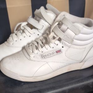 Reebok Retro White High-Top Sneakers